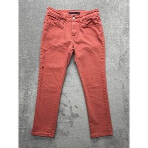 Levi's Jeans Womens 4 Red Mid Rise Skinny Stretch Denim